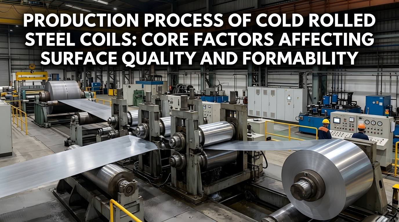 Proceso de producción de bobinas de acero laminadas en frío: factores fundamentales que afectan la calidad y la formabilidad de la superficie